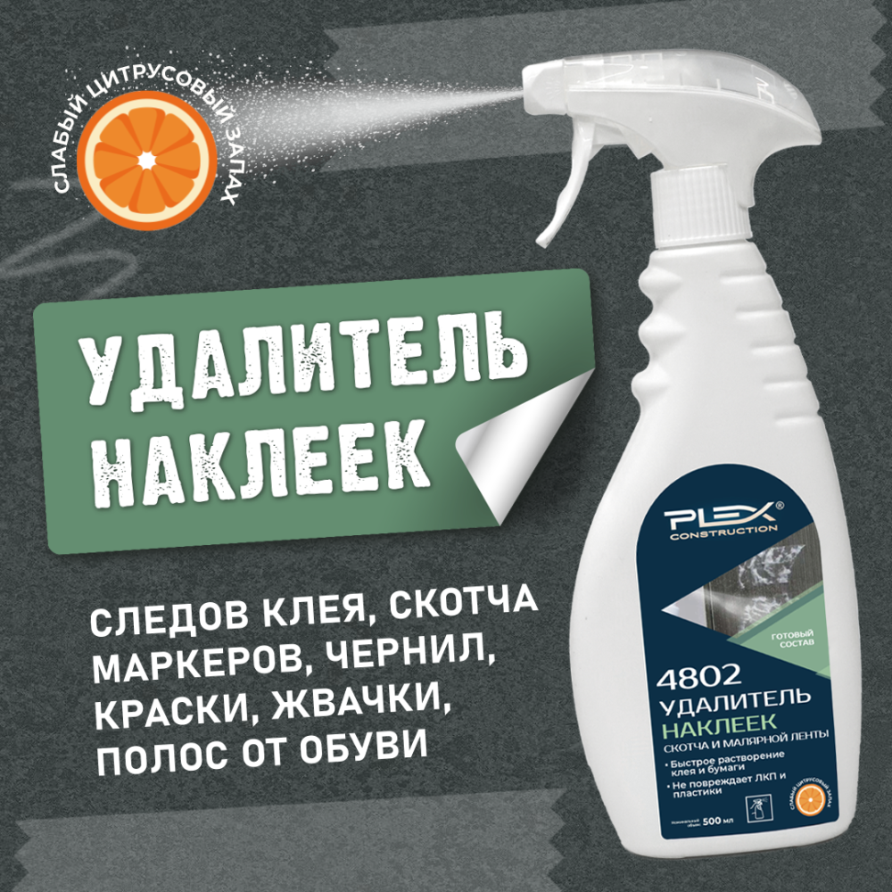 4802 Удалитель наклеек, скотча и малярной ленты постер